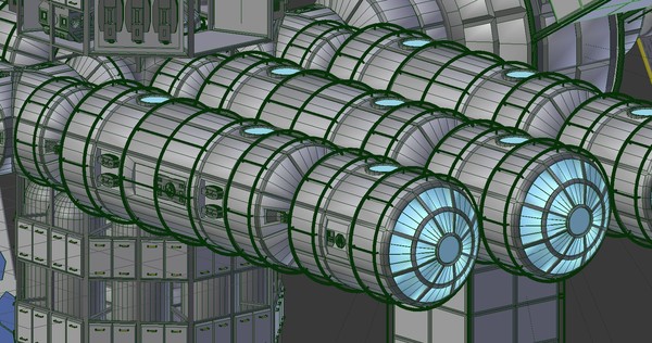 space station 3d model - space station... by Modelmonk